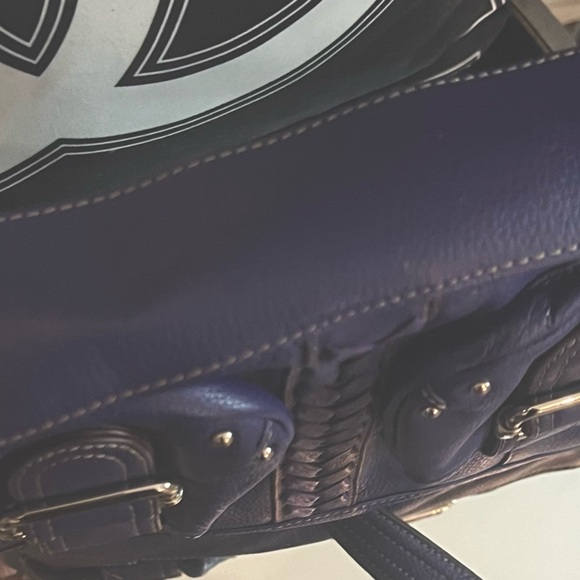 PERFECT CONDITION BARELY USED TIGNANELLO CROSSBODY/SHOULDER BAG IN BEST BLUE!!! - Picture 7 of 16